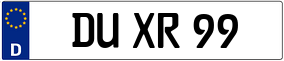 Truck License Plate